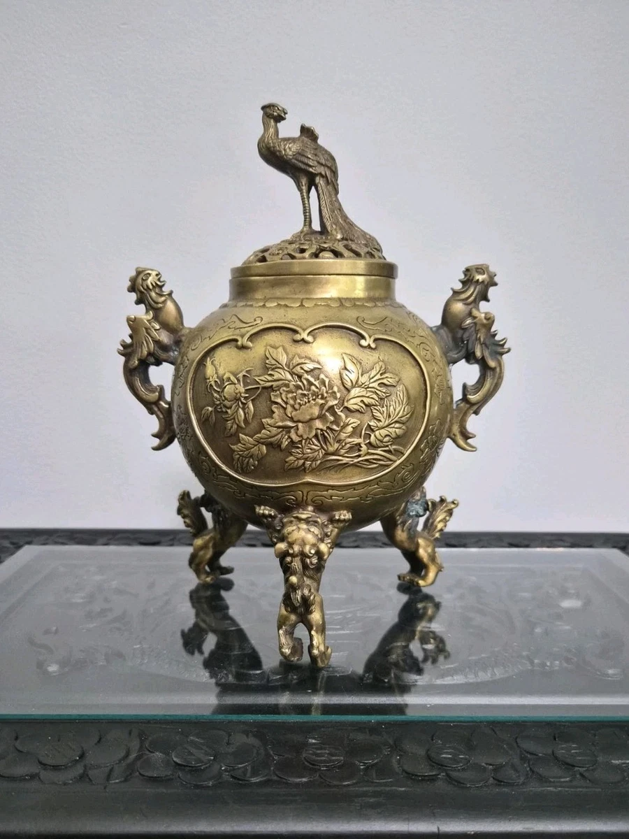 古董原版中国香炉| eBay