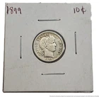1899 P Philadelphia Barber Fine Silver 10C Dime US Coin
