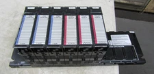 💥GE FANUC IC693CPU323U 10 SLOT BASE W/ (3) INPUT MODULES (3) OUTPUT MODULES