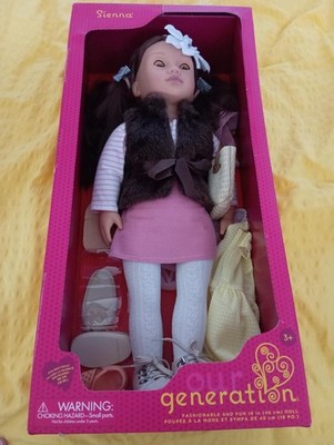 Our Generation Sienna Puppe 46 cm mit Zubehör OVP Wie neu