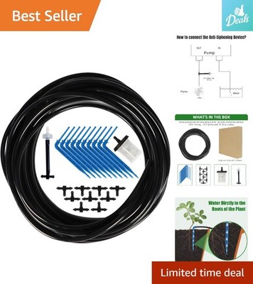 Automatic Solar Watering System with Anti-Siphoning Device - 10m Tubing Included