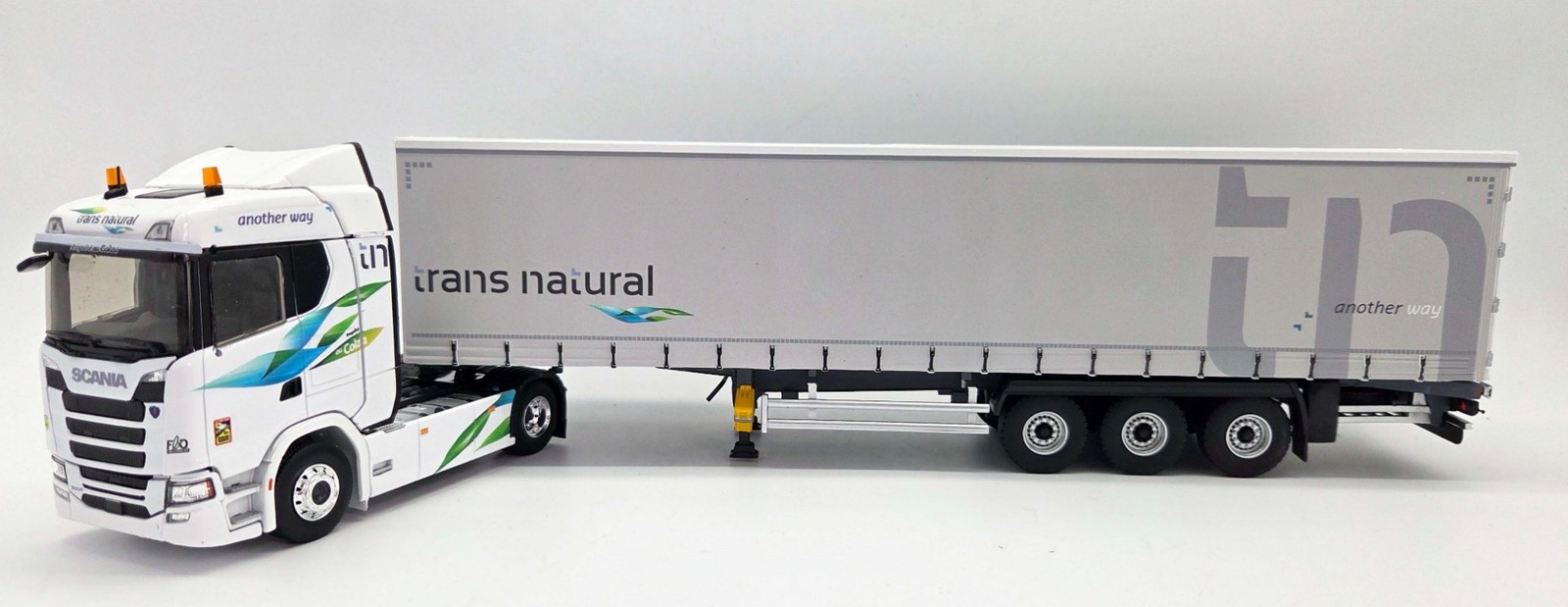Scania 500 S 1/43 Eligor miniature camion remorque Trans Natural