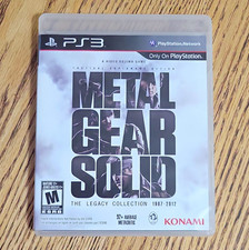 Metal Gear Solid: The Legacy Collection Sony PlayStation 3, PS3, Konami, 2013
