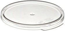 Cambro RFSCWC2 Camwear Clear Polycarbonate Round Lid for 2 qt and 4 qt Capaci...