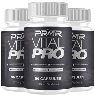 (3 pack) Vital Pro Capsules, Vital Pro Performance Supplement (180 Capsules)