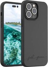 JUST GREEN JGCOVIP14PMB - Coque Just Green Bio IP14 Pro Max Black