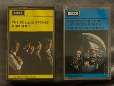 The Rolling Stones Number 1 and Big Hits High Tide Cassette Tapes x 2. Decca.