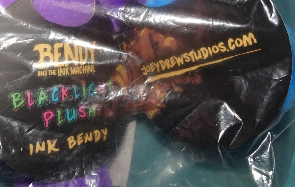 NEW = BENDY AND THE INK MACHINE BLACKLIGHT BENDY PLUSH | eBay