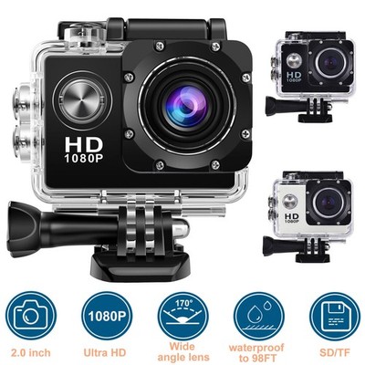 Full HD 1080P Action/Sport/Waterproof Camera Recorder DVR VGA Helmet Remote Kits