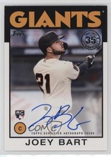 2021 Topps 1986 Topps Baseball Auto Series 2 Joey Bart #86B-JB Auto 0nr3