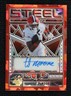 2025 Leaf Trinity Steel Auto Orange Crystals 1/1 TJ Moore #SA-TJM