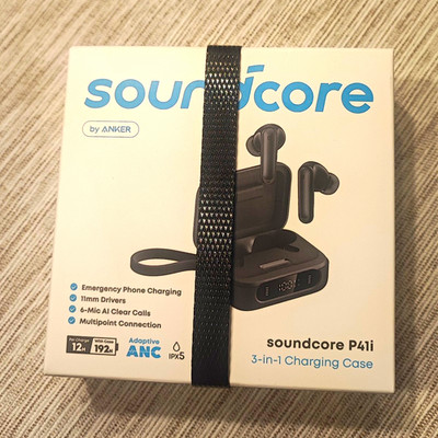 soundcore P41i In-Ear Bluetooth Kopfhörer ANC Multipoint 3-in-1 Ladecase schwarz