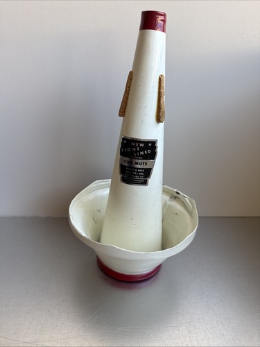 Vintage Humes & Berg "Stonelined" Cup Mute For Trumpet