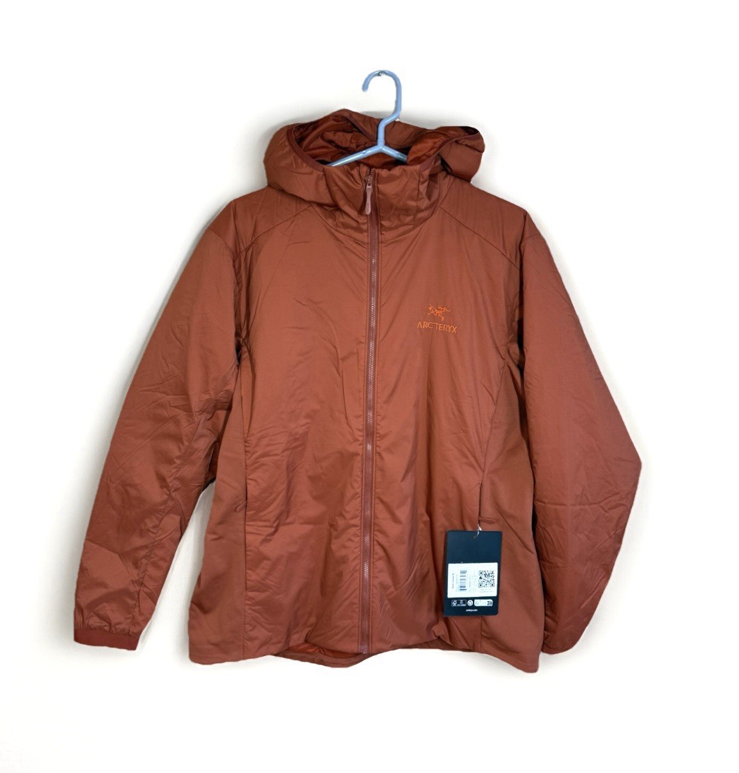 Arc'teryx Atom Felpa Isolata Donna Taglia XXL Giacca Sequoia Full Zip Nuova con etichette $300