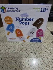 NEW Learning Resources Number Pops LER7344 Smart Snacks 20pc Set Ages 18 Months