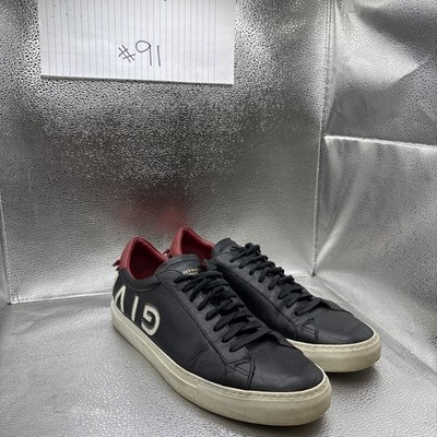 Givenchy Urban Street Sneakers Low Top Knots Black White  Red Mens EUR 45