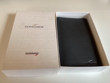 Original British Airways Concorde Soft Leather Wallet with Propel Pencil 1990's
