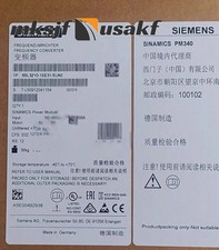 6SL3210-1SE31-5UA0 1PC NEW SIEMENS SINAMICS S...
