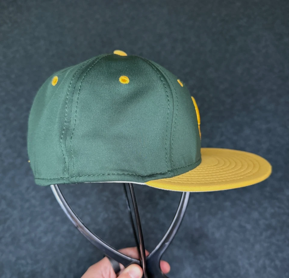 Sombrero ajustado The Game Pro Eastern GP400 - Talla 7 - Verde y amarillo Foto 4 de 4