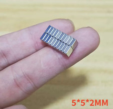 8000pcs 5x5x2mm Strong Rectangular Neodymium Rare Earth Block Magnets