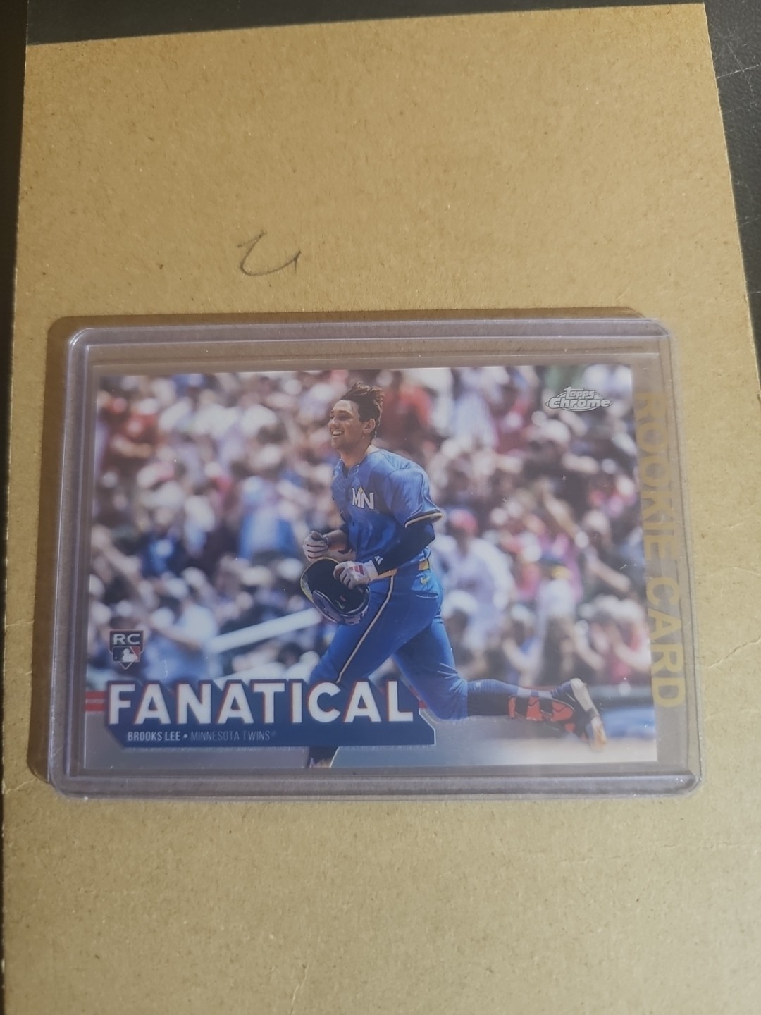 2025 Topps Chrome Fanatical Insert Brooks Lee RC SP Minnesota Twins