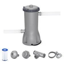 Bestway Flowclear 1,000 Gallons per Hour Above Ground Swimming Pool Filter Pump