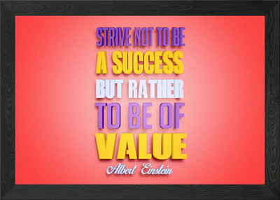 Einstein Zitate gerahmtes Wandbild Poster Leinwanddruck Bild