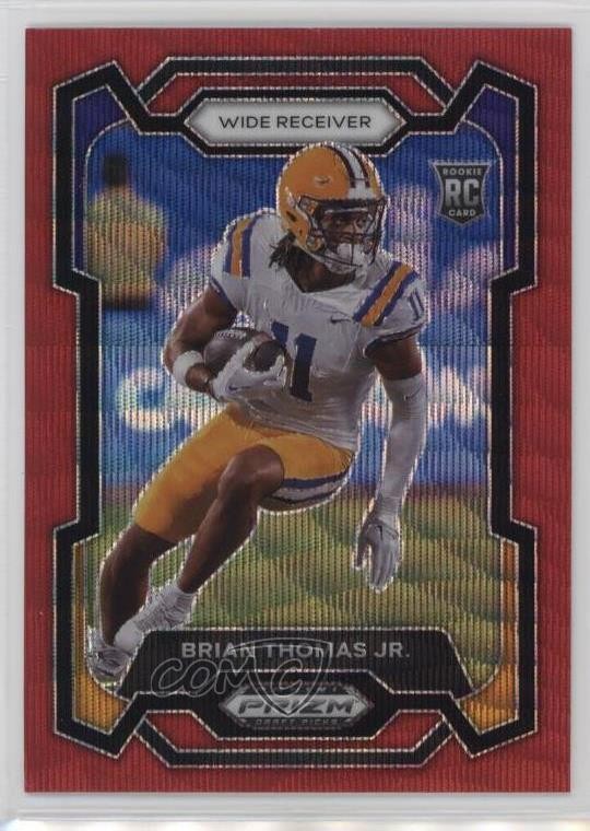2024 Panini Prizm Draft Picks Ruby Wave Prizm Brian Thomas Jr #118 1oa8