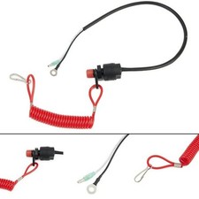 Motor-Notstopp-Schalter F&uuml;r Au&szlig;enbordmotor W/ Sicherheitsleine Clip Set Yamaha