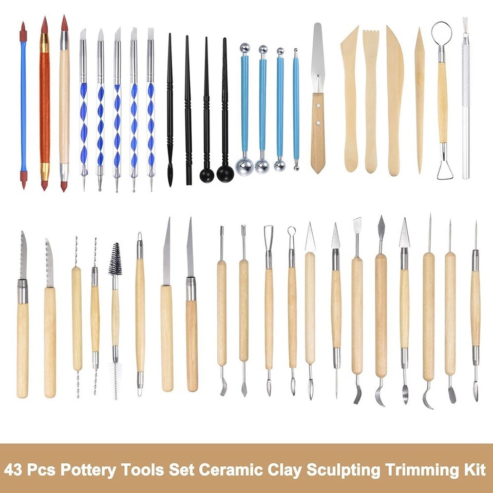 Tonolino Töpfer Set Für Erwachsene - DIY Keramik Set Mit 2kg Luftton