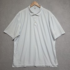 Peter Millar Summer Comfort Mens XXL Taxes Skulls Clubs Print Performance Polo