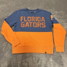 Florida Gators Crewneck Sweatshirt '47 Blue Orange F Logo Men's Medium Excellent