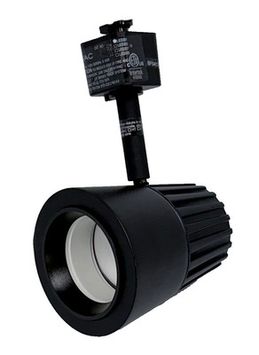 WAC J-LED201-30-BK Track Light Original Ribbed Modern Design 15W Adjustable Beam