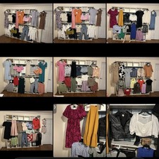 HUGE WOMEN'S CLOTHING BUNDLE Lot 105 items Nice Brands