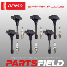 Full Set Ignition Coil&Denso Spark Plug For 3.7L 6cyl Nissan 370Z 2009-2023 Z34
