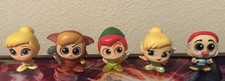 Disney Doorables Lot Of 5 Figures Peter Pan Tinker Bell Mr Smee