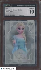 2023 Topps Disney 100 Chrome #92 Elsa CGC 10 GEM MINT