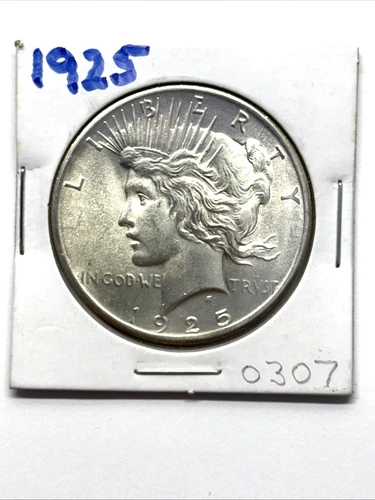 1925 PEACE DOLLAR -  Choice BU - gorgeous