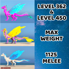 Drakeling Pairs - Max Level | 1948 M | 473 W - Ark Survival Ascended PVE ASA