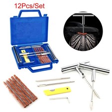 12tlg. Autoreifen Reifen Reparatur Satz KFZ,PKW Pannenset Flickzeug Flicken DE