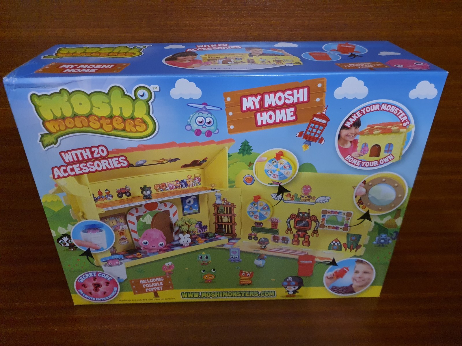 Moshi Monsters My Moshi Home Playset / DIVERTIDA IDEA DE REGALO / RARO RETIRADO DE 2012
