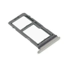 Single Sim Card Tray Holder Replacement for Samsung S10, S10e, S10+ Plus SILVER
