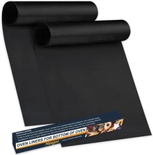 2 Pack Non-Stick Oven Liners 15.7x23.6 Heavy Duty Teflon BPA PFOA Free
