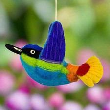 DZI Handmade Wild Woolies : RAINBOW HUMMINGBIRD