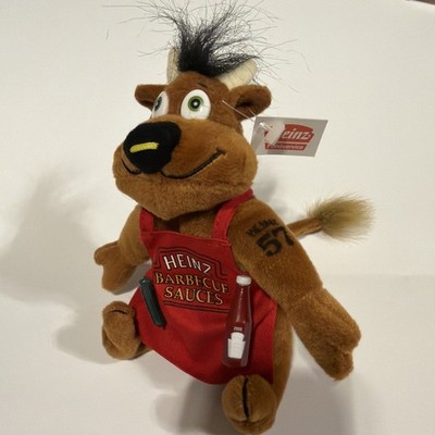 Heinz Company Barbecue Sauces Plush Bull 1998 6 Inch