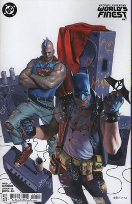 BATMAN SUPERMAN WORLDS FINEST #47 COVER E FABRIZIO DE TOMMASO PUNK ROCK CARD STO
