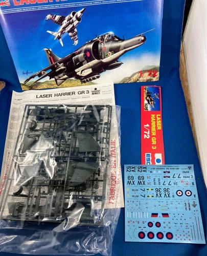 ESCI I 1/72 SCALE LASER HARRIER GR 3 - NO BOX - COMPLETE PACKAGE SEALED