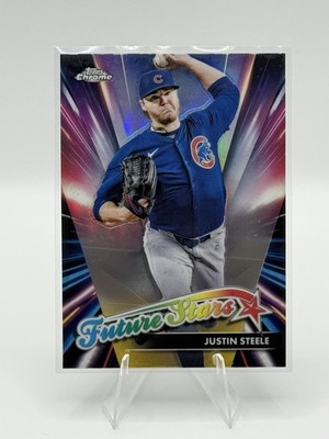 2024 Topps Baseball Chrome Update Justin Steele Future Stars #FSU-5 Chicago Cubs