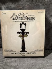 Sizzix Tim Holtz Alterations Bigz Die - HOLIDAY LAMPPOST - 657469 - Retired NOS