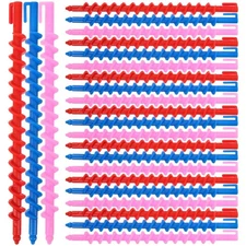 20 Pcs Spiral Perm Tool Hair Roller Curling Wand Rods for Women Curlers
